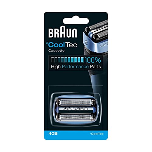 Braun 40B - Cabezal de cuchilla de repuesto para maquinillas de afeitar CoolTec