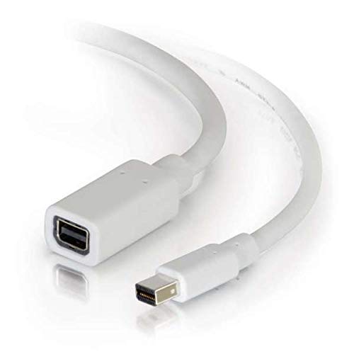 C2G 1.0m Mini DisplayPort M/F 1 m Blanco - Cables displayport (1 m, Mini DisplayPort, Mini DisplayPort, Macho, Hembra, Blanco)