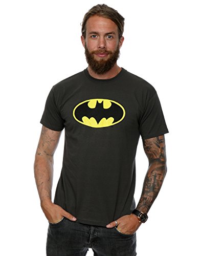 Camiseta de manga corta para hombre con logo de Batman, de DC Comics multicolor XL