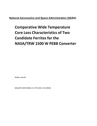 Comparative Wide Temperature Core Loss Characteristics of Two Candidate Ferrites for the NASA/TRW 1500 W PEBB Converter