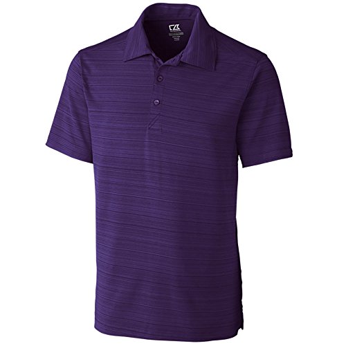 Cutter & Buck Men's Drytec Highland Park Polo Shirt, College Purple, Small