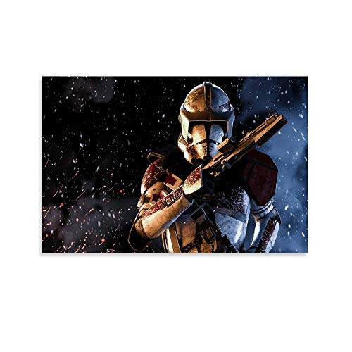 DRAGON VINES Star Wars CC-2224 - Póster de la guerra de los clones del comandante Cody (50 x 75 cm)