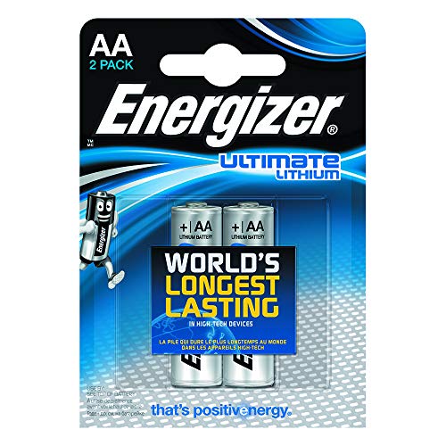 Energizer - Pilas de Litio Ultimate Lithium L91 AA, máxima duración y Rendimiento