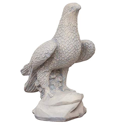 Escultura águila Figura Estatua Piedra Artificial Estilo Antiguo jardín