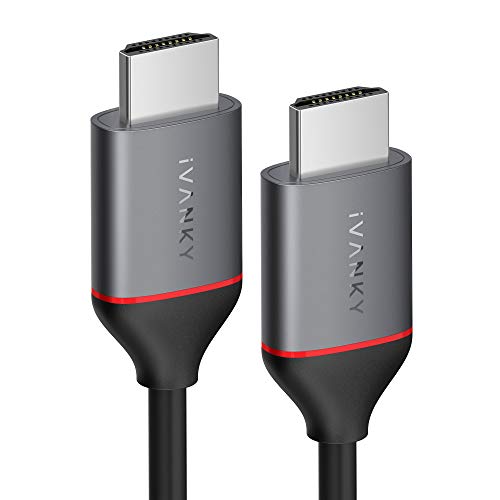 iVANKY Cable HDMI 1 Metro, HDMI Cable 18Gbps, Compatible con 4K @ 60Hz, HDCP 2.2/1.4, 1080p, Ethernet, Dolby Audio, Xbox PS3/4, BLU-Ray, Xbox, PC
