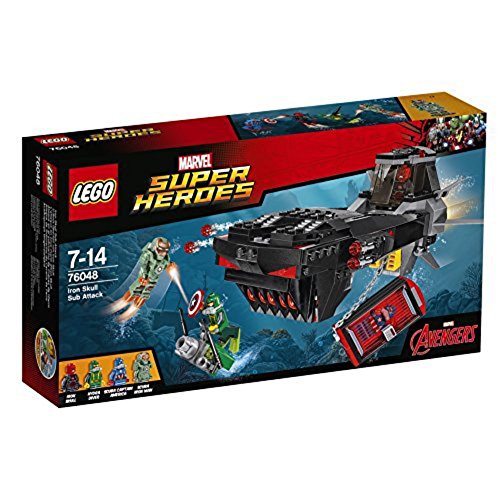 LEGO Super Heroes - Playset Ataque en el Submarino de Cráneo de Hierro, Multicolor (76048)