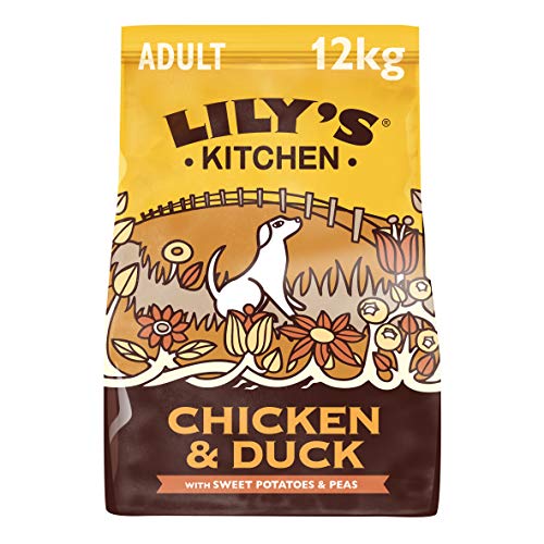 Lily's Kitchen Cazuela campestre de Pollo y Pato - Alimento Completo seco para Perros Adultos, 12 Kg