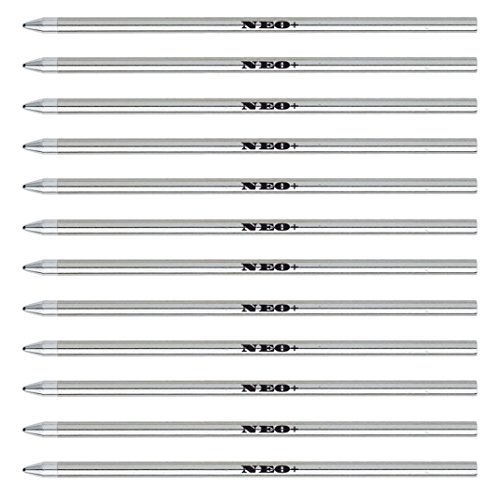 Lote de 12 recambios de tinta para bolígrafos de tamaño micro mini Recambios de bolígrafo compatible con: bolígrafos Swarovski, Cross, Cartier, Lamy, Faber Castell, Zebra, Tombow, (12 x TINTA ROJA)