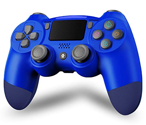 Maegoo PS4 Mando Inalámbrico, Bluetooth Controller Mandos PS4 Gamepad Joystick para PS4/Slim/Pro, Mando de Juegos con Dual Vibración, Somatosensorial de 6 Ejes, Panel Táctil, Audio