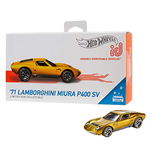 Mattel - Hot Wheels ID Vehículo de juguete, coche Lamborghini Miura , +8 años ( FXB06)