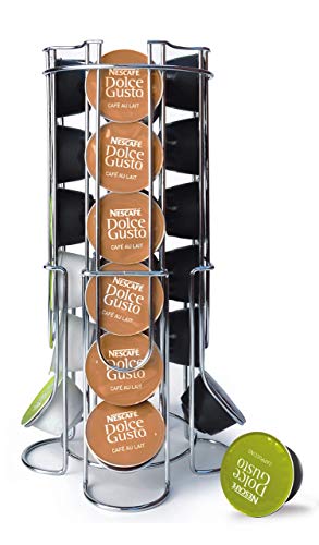 Maxxo Soporte de cápsulas de café Dolce Gusto (24 piezas) Dispensador Torre para repuestos para cafeteras Dolce Gusto