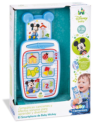 Mickey Mouse - Smartphone Educativo de Mickey, Juguetes interactivos (Clementoni 65506.9)