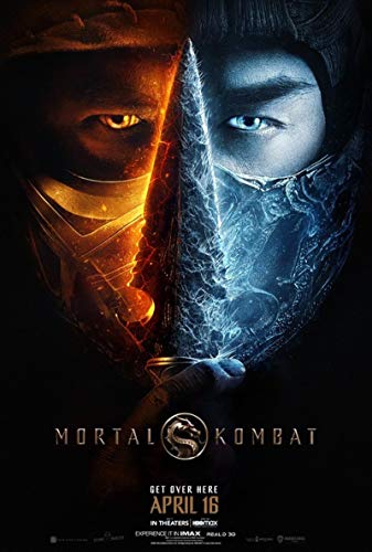 Mortal Kombat (2021) póster de película impresión en lienzo pintura arte de pared para sala de estar dormitorio decoración-50x75cm sin marco