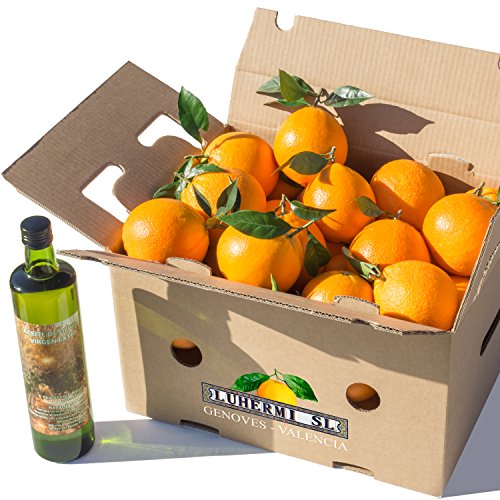 Naranjas de Zumo Maduras + Botella de Aceite Oliva Virgen Extra ⎜Caja 20 kilos
