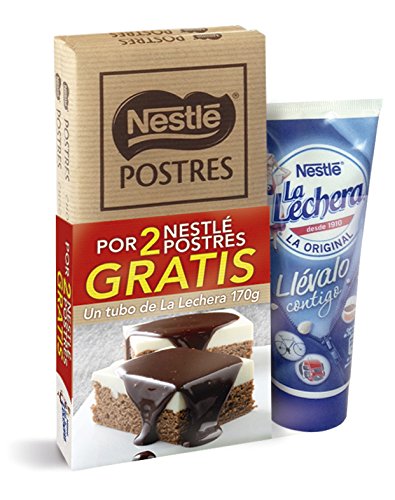 NESTLE lote chocolate negro postre 2x250gr + leche condensada 170gr gratis