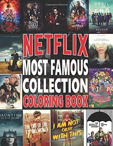Netflix Most Famous Collection Coloring Book