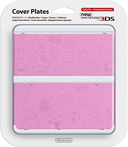 Nintendo - Cubierta Mario, Color Rosa (New Nintendo 3Ds)