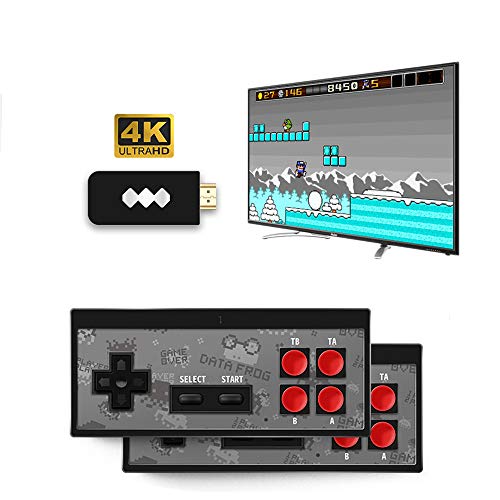 NUOLANDE Consola De Juegos Portátil, Retro Mini Jugador del Juego,Juegos 620 Integrados / 4k HD/inalámbrico/Compatible con Consola de Juegos de Batalla para Dos Jugadores/HDMI TV