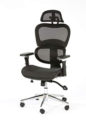 Özel-Versand Silla de oficina ergonómica de malla negra Office Chair