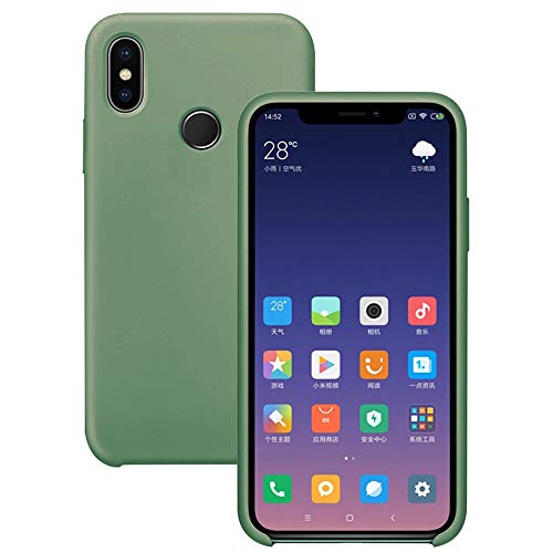 Pacyer Funda Compatible con Xiaomi Mi 8, Ultra Suave TPU Gel de Silicona Case Protectora Suave Flexible teléfono Absorción de Impacto Elegante Carcasa Compatible Xiaomi Mi 8 (Verde, mi 8)