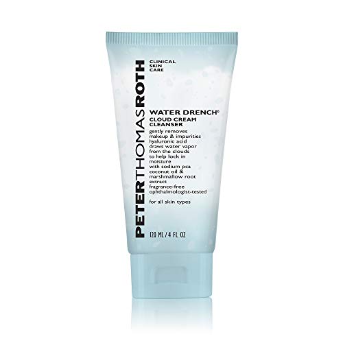 Peter Thomas Roth  Peter Thomas Roth Water Drench Cloud Cream Cleanser, 4 Fluid Ounce Tapones para los oídos 2 Centimeters Negro (Black)