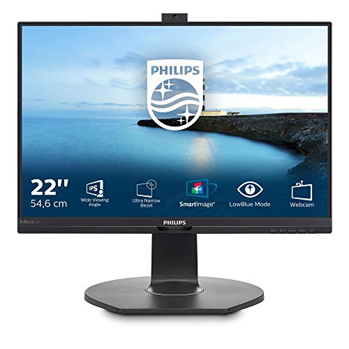 Philips Monitores 221B7QPJKEB/00 - Monitor de 21.5" (resolución 1920 x 1080 Pixels, tecnología WLED, Contraste 1000:1, 5 ms, VGA), Color Negro