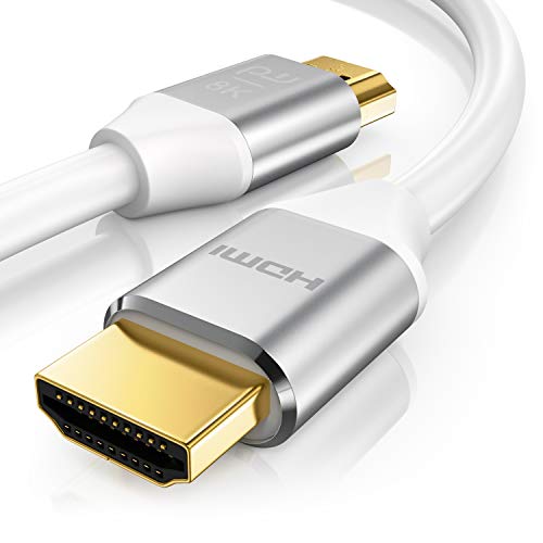 Primewire - Cable HDMI 2.1 8k de 2m - 8K a 120Hz con DSC - 3D – 7680 x 4320 - UHD II - Ethernet de Alta Velocidad - HDTV - eARC - Velocidad de Actualización Variable - Dolby Vision - 2 Metros