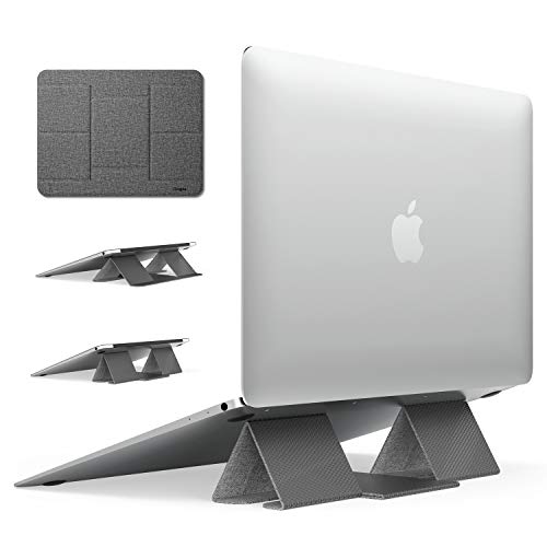 Ringke Folding Stand 2 Soporte Tablet, Se Puede Usar como Alfombrilla de Ratón, Soporte Delgado Ligero Plegable Antideslizante para Portátil - Gris (Gray)