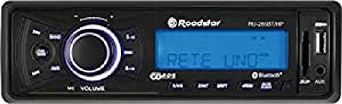 Roadstar RU-285BT Negro 210W Bluetooth receptor multimedia para coche - Radio para coche (Negro, 210 W, 4.0 canales, 15 W, EON, LCD)