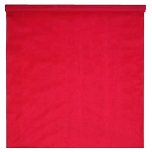 Santex 5481-7-100 - Alfombra opaca desechable (15 m), color rojo