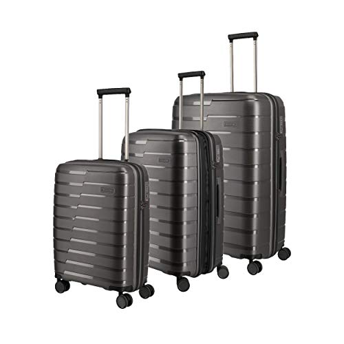 Series de maletas rígidas “AIR BASE”, de travelite, en 2 colores. Indestructibles, funcionales, modernas