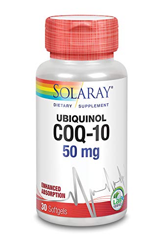 Solaray Ubiquinol CoQ10 50 mg | Coenzyme Q10 | 30 Perlas