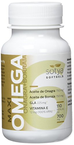 SOTYA Omega 6 (Onagra y Borraja) 110 perlas 700 mg