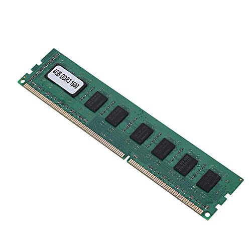 Sxhlseller Memoria RAM DDR3 - Memoria RAM para PC de Alta Velocidad 4G 1600MHz 240Pin Chip Incorporado para la PC de Escritorio AMD Motherboard
