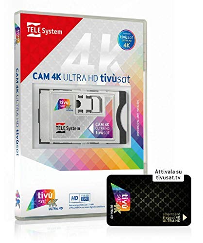 TELE System CAM tivùsat 4K Ultra HD Módulo de acceso condicional (CAM)