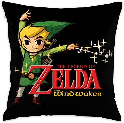 The Legend of Zelda Wind Waker HD decoración Reading Pillow Covers Case Cubierta de cojín Pillowcases Funda de Almohada