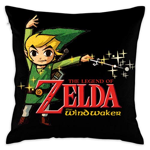 The Legend of Zelda Wind Waker HD Decorative Reading Pillow Covers Case Pillowcases Fundas para Almohada (50cmx50cm)