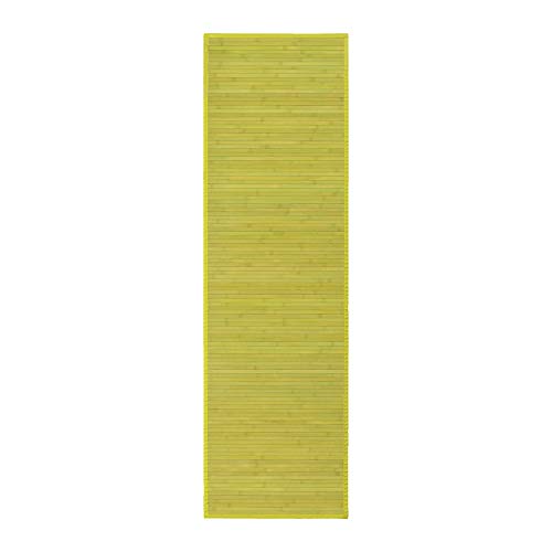 Alfombra pasillera de bambú Verde 200x60 cm - LOLAhome