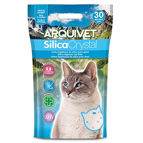 Arquivet arena gato Silica Crystal 3,8 L