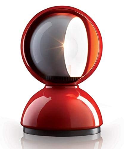 Artemide Eclisse - Lámpara de mesa, color rojo