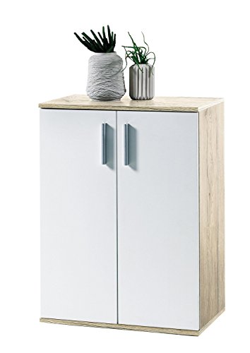 Avanti Trendstore BEA - Mueble con 2 Puertas, Color Blanco, 60 x 25 x 83 cm