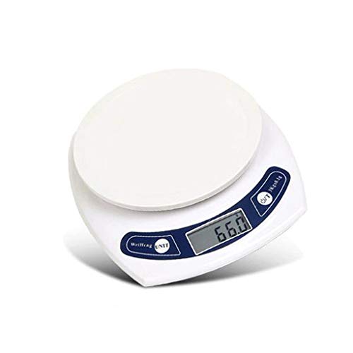Básculas Balanza electrónica de Cocina Digital/precisión para Hornear Alimentos balanza de cocción/pesaje preciso Pantalla LCD Grande (Size : 7kg/1g)