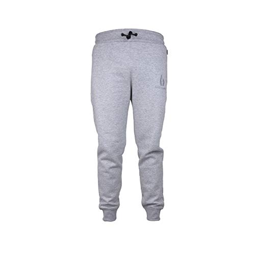 bazix republiq Pantalones de chándal para hombre Big Pocket-Light Grey Milange-S