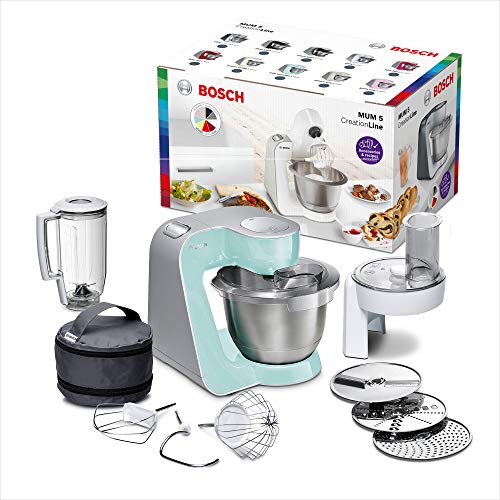 Bosch MUM58020 CreationLine Robot de cocina con accesorios, 1000 W, color menta
