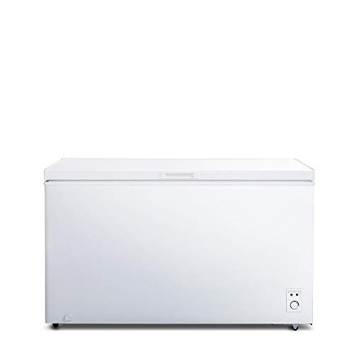 CHiQ Congelador FCF400D, 400 litros, color blanco, bajo consumo A+, 40 db, 12 años de garantía en el compresor