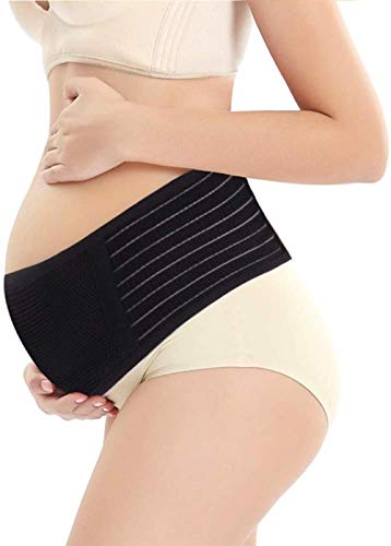 Cinturón de Cuidado de Maternidad Soporte Transpirable para Abdomen y Soporte pélvico Cómoda Banda para el Vientre para el Embarazo Soporte para el Vientre Banda para Cintura/Espalda/Abdomen-