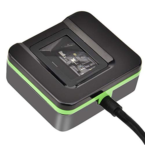Demeras Lector de Huellas Dactilares USB biométrico Lector de Huellas Dactilares Escáner Control de Acceso Sistema de Asistencia para Oficina en casa