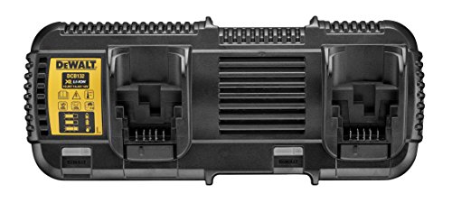 Dewalt DCB132-QW Cargador Doble XR Flexvolt: 54V-18V-14, 108 W, 52 V, Negro, Size