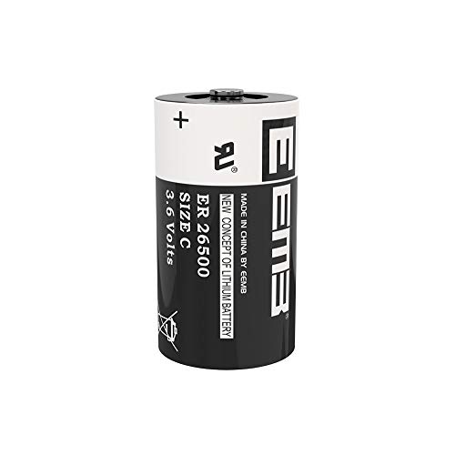 EEMB No recargable ER26500 3.6V batería de litio Li-SOCL₂ C tamaño 9000mAh alta capacidad certificada UL de un solo uso 3.6V batería de cloruro de litio no carga la batería