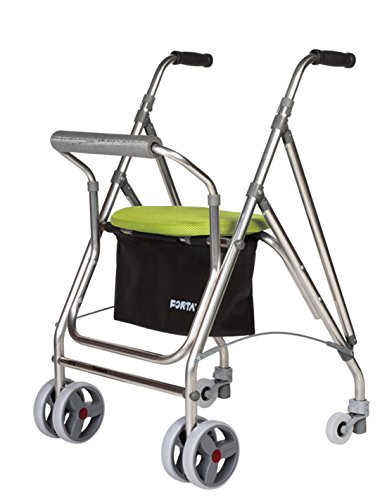 Forta fabricaciones - Andador de 4 ruedas para ancianos Kanguro FORTA - Kanguro, Verde